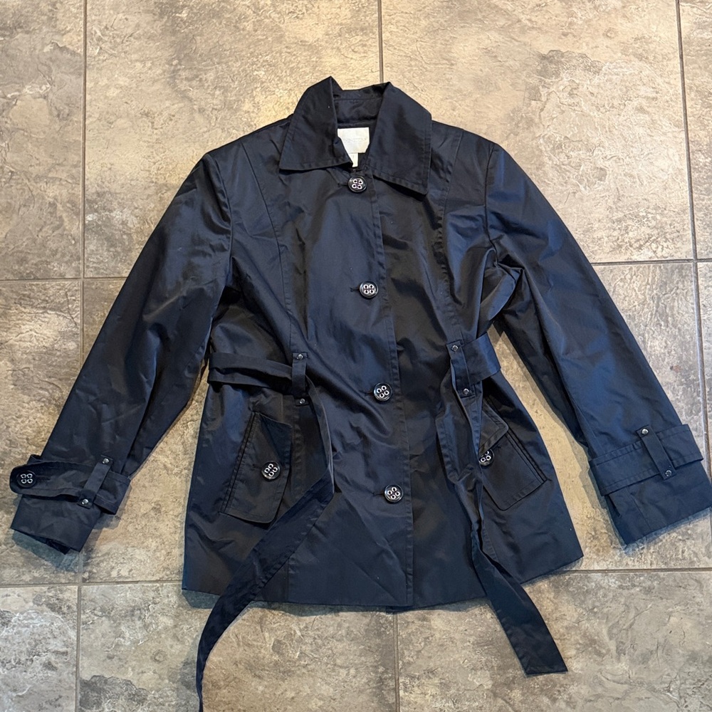 Worthington Black Trench Coat